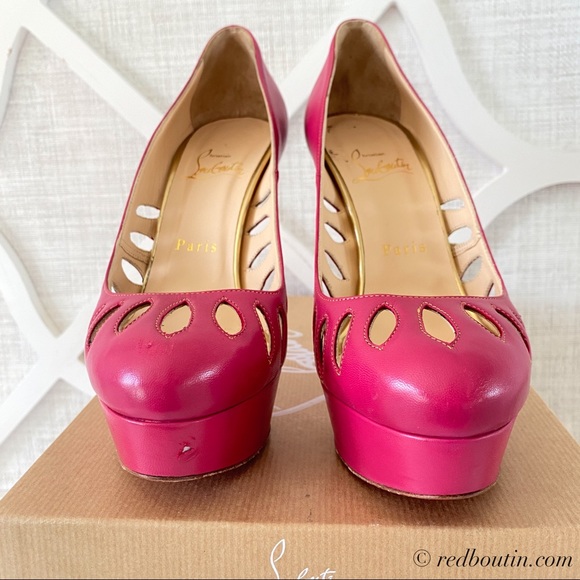 Christian Louboutin Cyclamen Griffita 140 Platform - Picture 4 of 7